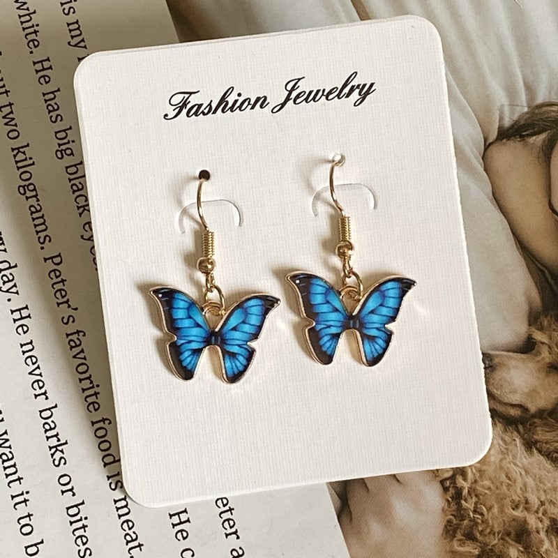 Butterfly Pendant Necklace and Ear Rings – KO Jewellers